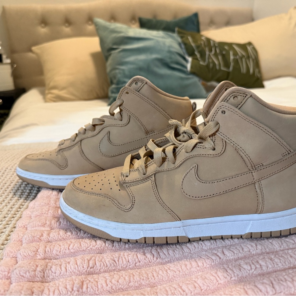 Nike Tan High-Top Sneakers
